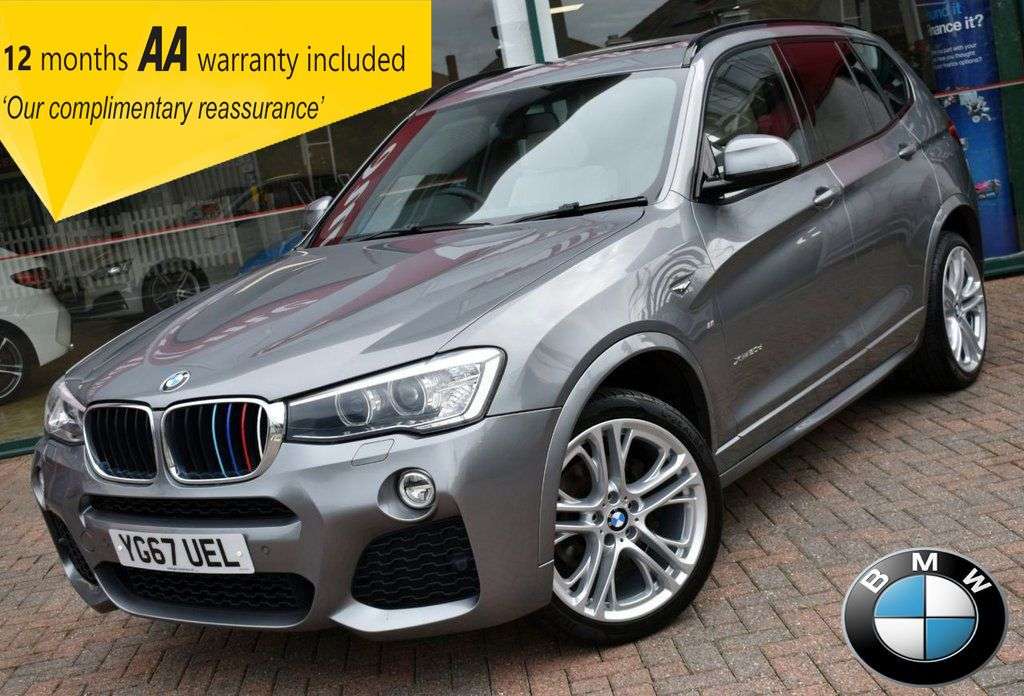 A 2017 BMW X3 20d M-SPORT X-DRIVE 5 DOOR 8-SPEED AUTO 187 BHP (EURO 6) Pan Roof / 20" All A 2017 BMW X3 20d M-SPORT X-DRIVE 5 DOOR 8-SPEED AUTO 187 BHP (EURO 6) Pan Roof / 20" All