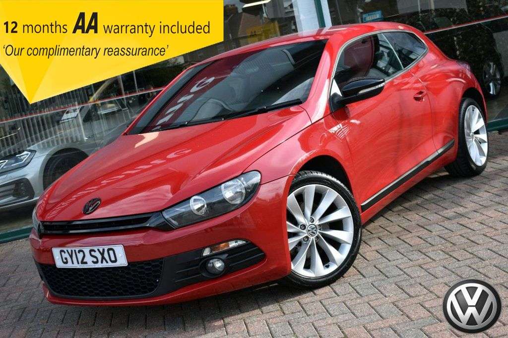 A 2012 VOLKSWAGEN SCIROCCO 2.0TSi GT NAV 3 DOOR 6-SPEED 207 BHP Heated Seats / Rear Park / Cruise A 2012 VOLKSWAGEN SCIROCCO 2.0TSi GT NAV 3 DOOR 6-SPEED 207 BHP Heated Seats / Rear Park / Cruise