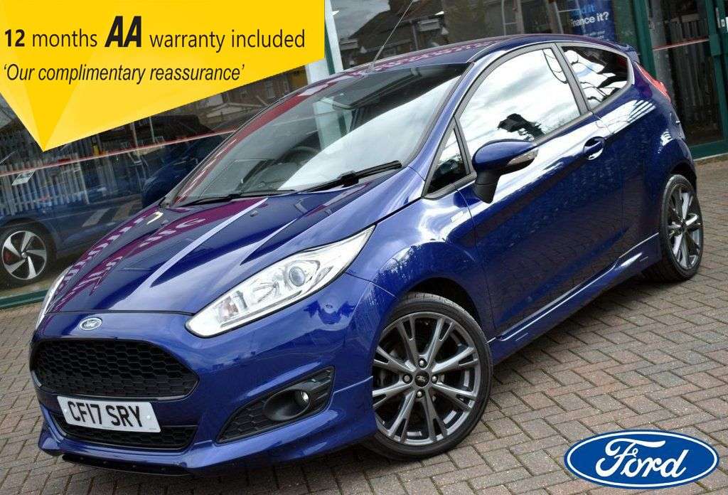 A 2017 FORD FIESTA 1.0T ECOBOOST ST-LINE 3 DOOR 123 BHP (EURO 6) Sat Nav / Bluetooth / Privacy A 2017 FORD FIESTA 1.0T ECOBOOST ST-LINE 3 DOOR 123 BHP (EURO 6) Sat Nav / Bluetooth / Privacy