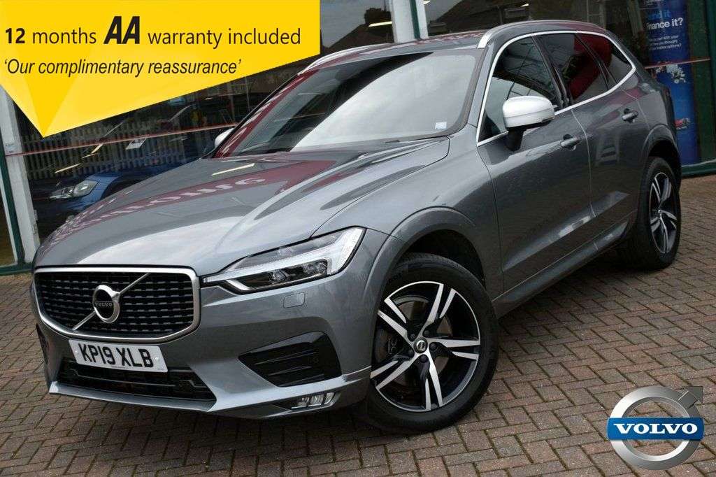 A 2019 VOLVO XC60 2.0 T5 R-DESIGN AWD 5 DOOR 8-SPEED AUTO 247 BHP (EURO 6) Heated Front Seats A 2019 VOLVO XC60 2.0 T5 R-DESIGN AWD 5 DOOR 8-SPEED AUTO 247 BHP (EURO 6) Heated Front Seats