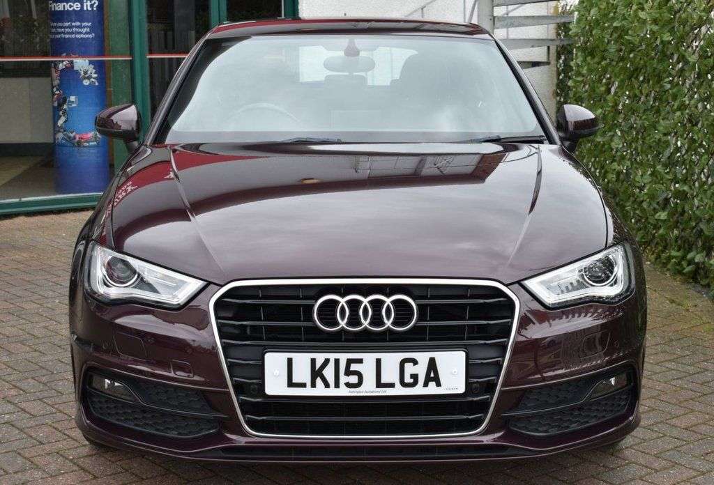 A 2015 AUDI A3 1.4TFSi S-LINE 5 DOOR S-TRONIC AUTO 123 BHP (EURO 6) Park Assist / Nav / £3 A 2015 AUDI A3 1.4TFSi S-LINE 5 DOOR S-TRONIC AUTO 123 BHP (EURO 6) Park Assist / Nav / £3