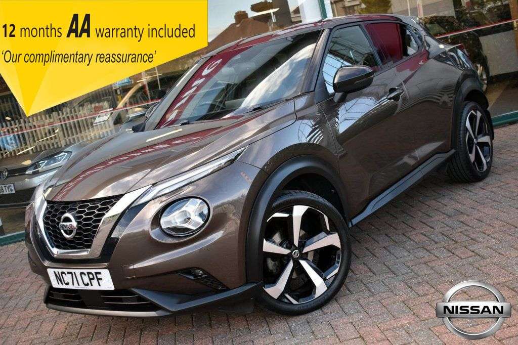 A 2022 NISSAN JUKE 1.0 DIG-T TEKNA 5 DOOR 7-SPEED DCT AUTO 115 BHP (EURO 6) Apple CarPlay / 36 A 2022 NISSAN JUKE 1.0 DIG-T TEKNA 5 DOOR 7-SPEED DCT AUTO 115 BHP (EURO 6) Apple CarPlay / 36