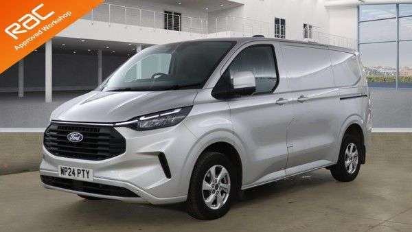 A 2024 FORD TRANSIT CUSTOM 2.0 320 EcoBlue Limited Panel Van 5dr Diesel Auto L1 H1 Euro 6 (s/s) (136 p A 2024 FORD TRANSIT CUSTOM 2.0 320 EcoBlue Limited Panel Van 5dr Diesel Auto L1 H1 Euro 6 (s/s) (136 p
