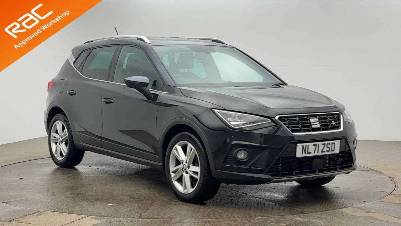 A 2021 SEAT ARONA 1.0 TSI GPF FR SUV 5dr Petrol Manual Euro 6 (s/s) (115 ps) A 2021 SEAT ARONA 1.0 TSI GPF FR SUV 5dr Petrol Manual Euro 6 (s/s) (115 ps)
