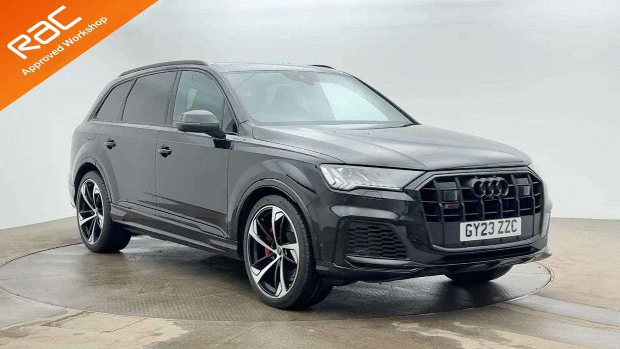 A 2023 AUDI SQ7 4.0 TFSI V8 Black Edition SUV 5dr Petrol Tiptronic quattro Euro 6 (s/s) (50 A 2023 AUDI SQ7 4.0 TFSI V8 Black Edition SUV 5dr Petrol Tiptronic quattro Euro 6 (s/s) (50