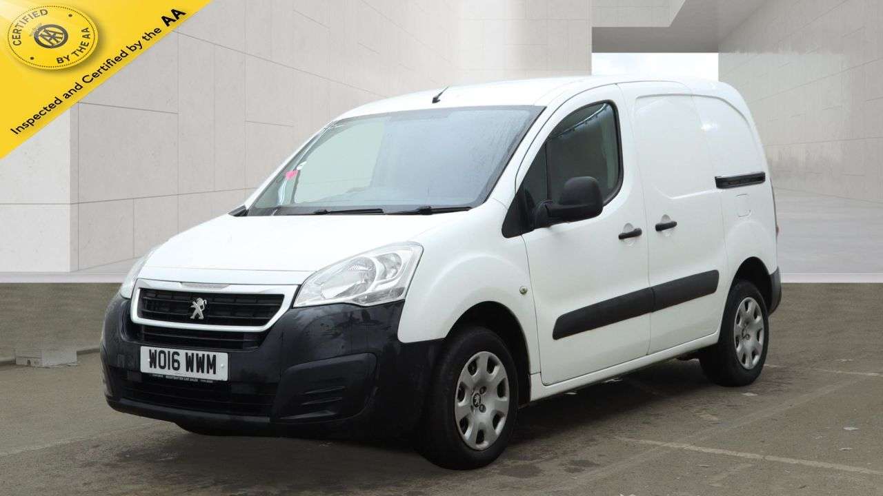 A 2016 PEUGEOT PARTNER 1.6 HDi 850 SE Panel Van 4dr Diesel Manual L1 (132 g/km, 92 bhp) A 2016 PEUGEOT PARTNER 1.6 HDi 850 SE Panel Van 4dr Diesel Manual L1 (132 g/km, 92 bhp)