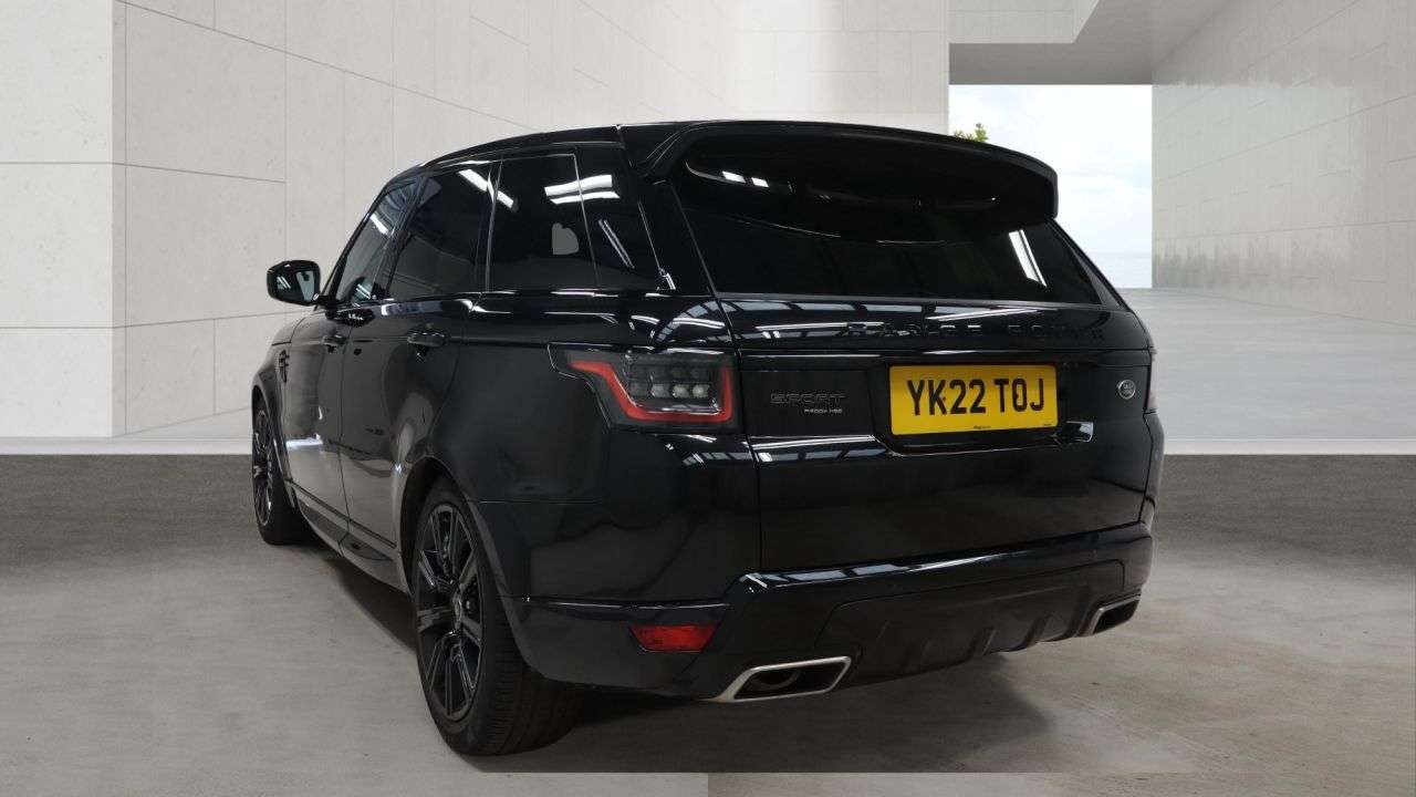 A 2022 LAND ROVER RANGE ROVER SPORT 2.0 P400e 13.1kWh HSE Dynamic Black SUV 5dr Petrol Plug-in Hybrid Auto 4WD A 2022 LAND ROVER RANGE ROVER SPORT 2.0 P400e 13.1kWh HSE Dynamic Black SUV 5dr Petrol Plug-in Hybrid Auto 4WD