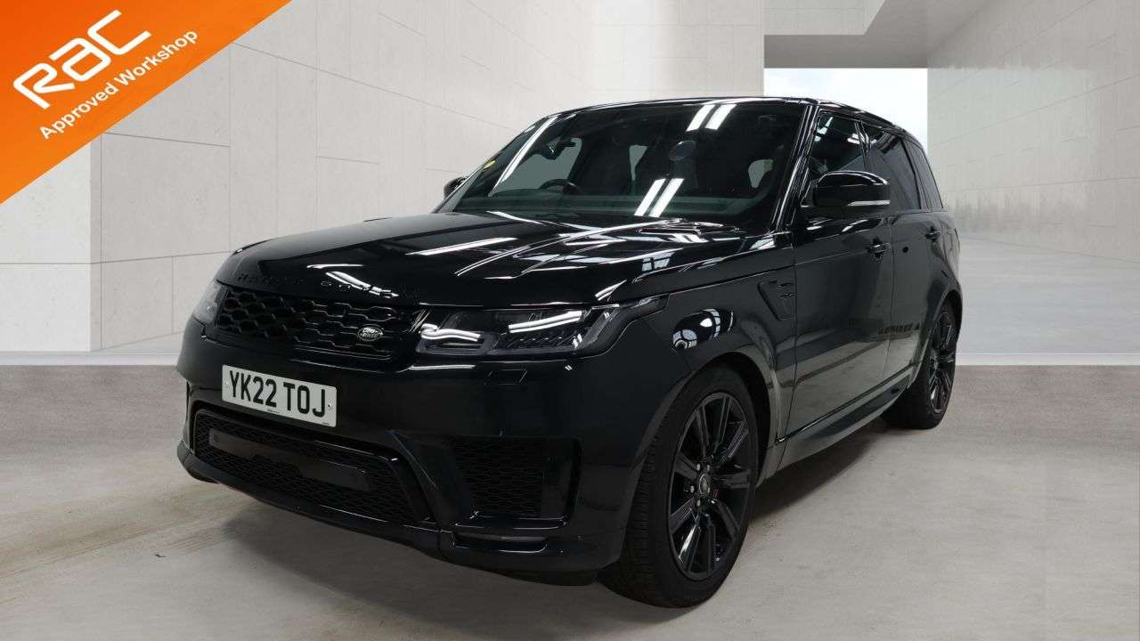 A 2022 LAND ROVER RANGE ROVER SPORT 2.0 P400e 13.1kWh HSE Dynamic Black SUV 5dr Petrol Plug-in Hybrid Auto 4WD A 2022 LAND ROVER RANGE ROVER SPORT 2.0 P400e 13.1kWh HSE Dynamic Black SUV 5dr Petrol Plug-in Hybrid Auto 4WD