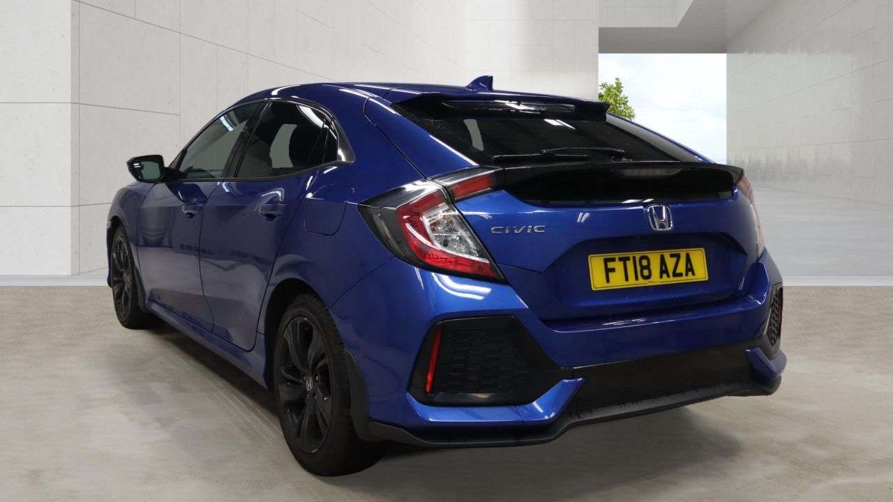 A 2018 HONDA CIVIC 1.0 VTEC Turbo SR Hatchback 5dr Petrol CVT Euro 6 (s/s) (126 ps) A 2018 HONDA CIVIC 1.0 VTEC Turbo SR Hatchback 5dr Petrol CVT Euro 6 (s/s) (126 ps)