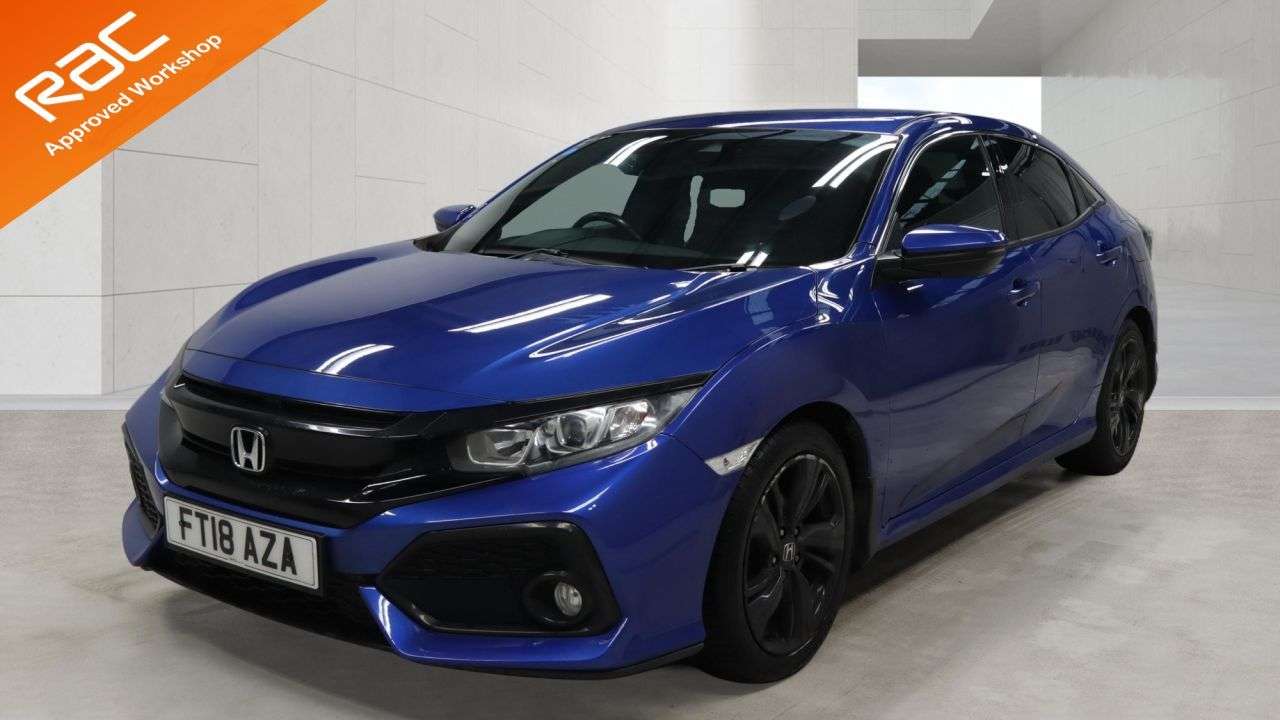 A 2018 HONDA CIVIC 1.0 VTEC Turbo SR Hatchback 5dr Petrol CVT Euro 6 (s/s) (126 ps) A 2018 HONDA CIVIC 1.0 VTEC Turbo SR Hatchback 5dr Petrol CVT Euro 6 (s/s) (126 ps)