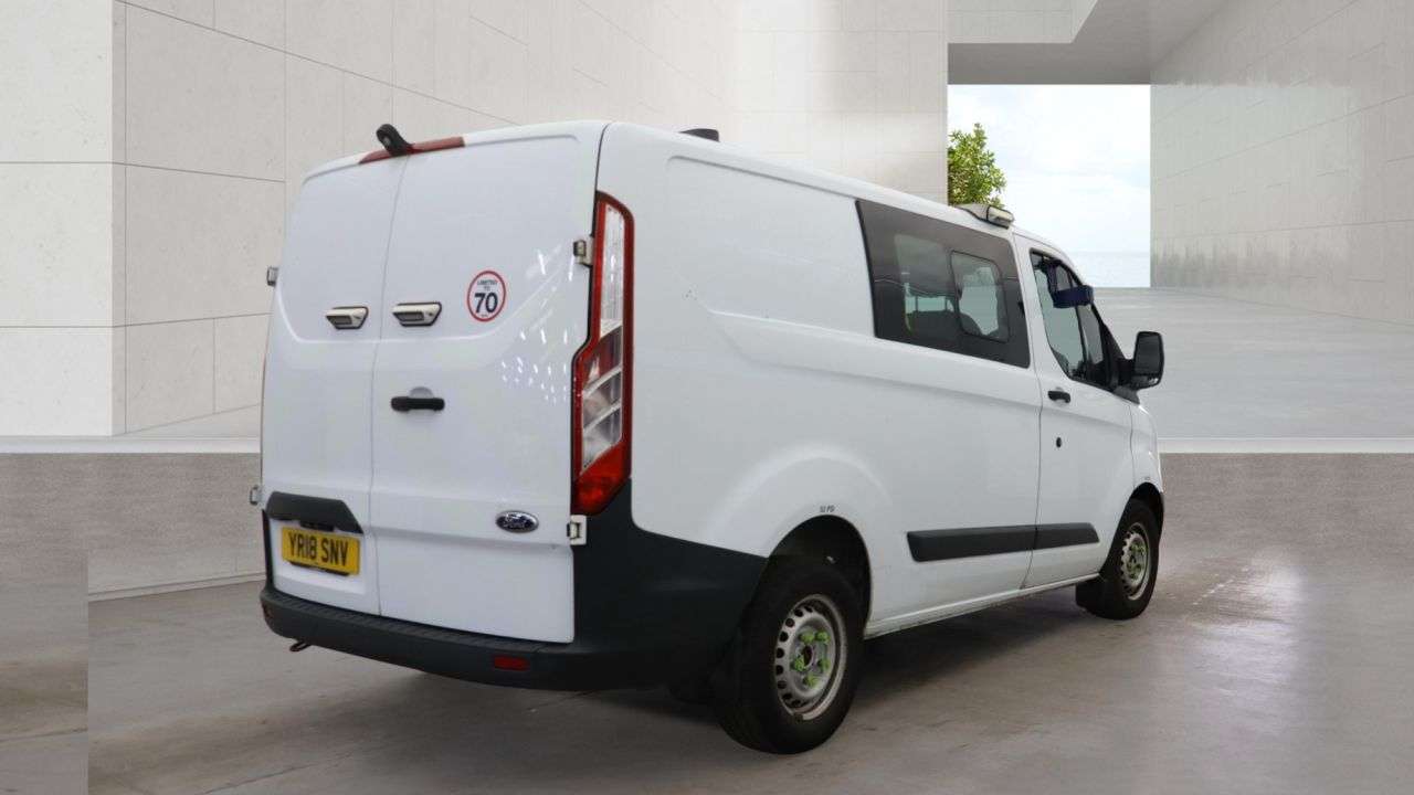 A 2018 FORD TRANSIT CUSTOM 2.0 TDCi 310 Panel Van 5dr Diesel Manual L2 H1 (167 g/km, 104 bhp) A 2018 FORD TRANSIT CUSTOM 2.0 TDCi 310 Panel Van 5dr Diesel Manual L2 H1 (167 g/km, 104 bhp)