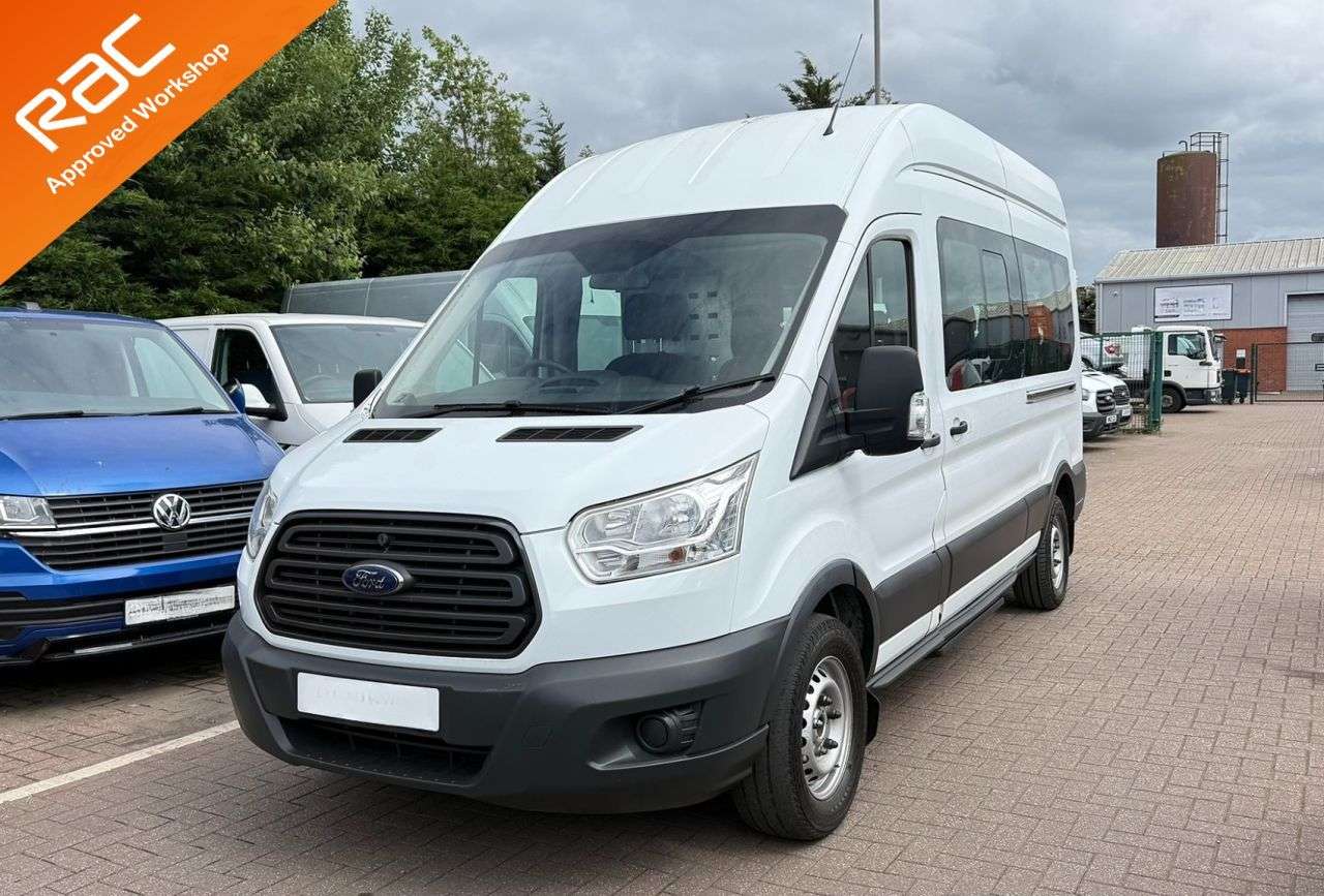 A 2015 FORD TRANSIT 2.2 TDCi 410 HDT Minibus 4dr Diesel Manual L3 H3 (14 seats) (196 g/km, 123 A 2015 FORD TRANSIT 2.2 TDCi 410 HDT Minibus 4dr Diesel Manual L3 H3 (14 seats) (196 g/km, 123