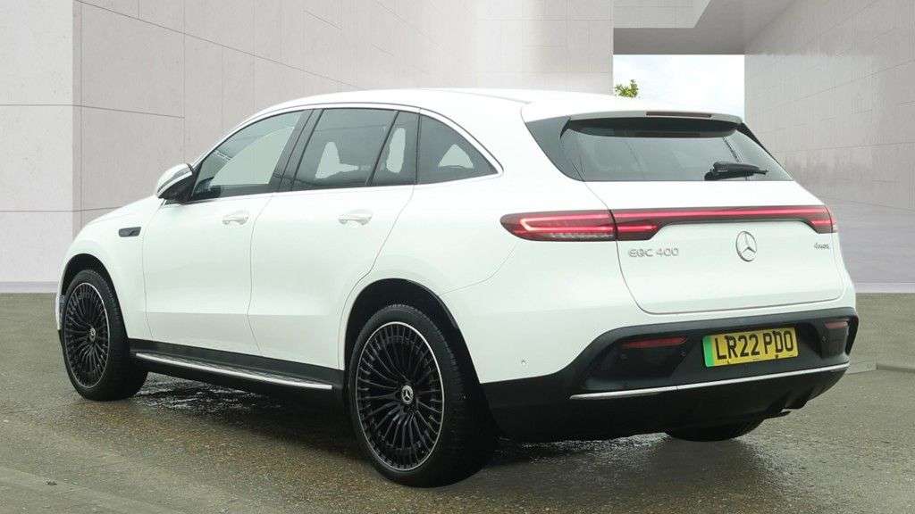 A 2022 MERCEDES-BENZ EQC EQC 400 80kWh AMG Line (Premium Plus) SUV 5dr Electric Auto 4MATIC (408 ps) A 2022 MERCEDES-BENZ EQC EQC 400 80kWh AMG Line (Premium Plus) SUV 5dr Electric Auto 4MATIC (408 ps)