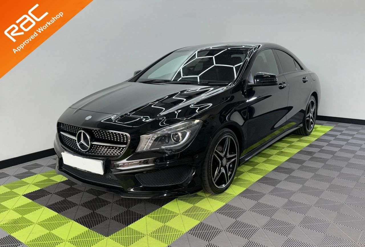 A 2014 MERCEDES-BENZ CLA 1.6 CLA180 AMG Sport Coupe 4dr Petrol Manual Euro 6 (s/s) (122 ps) A 2014 MERCEDES-BENZ CLA 1.6 CLA180 AMG Sport Coupe 4dr Petrol Manual Euro 6 (s/s) (122 ps)