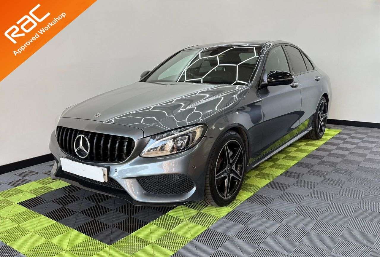 A 2018 MERCEDES-BENZ C CLASS 2.0 C200 AMG Line (Premium) Saloon 4dr Petrol G-Tronic+ Euro 6 (s/s) (184 p A 2018 MERCEDES-BENZ C CLASS 2.0 C200 AMG Line (Premium) Saloon 4dr Petrol G-Tronic+ Euro 6 (s/s) (184 p