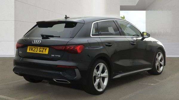 A 2023 AUDI A3 1.5 TFSI 35 S line Sportback 5dr Petrol Manual Euro 6 (s/s) (150 ps) A 2023 AUDI A3 1.5 TFSI 35 S line Sportback 5dr Petrol Manual Euro 6 (s/s) (150 ps)