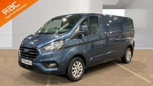 A 2018 FORD TRANSIT CUSTOM 2.0 300 EcoBlue Limited Panel Van 5dr Diesel Manual L2 H1 Euro 6 (130 ps) A 2018 FORD TRANSIT CUSTOM 2.0 300 EcoBlue Limited Panel Van 5dr Diesel Manual L2 H1 Euro 6 (130 ps)