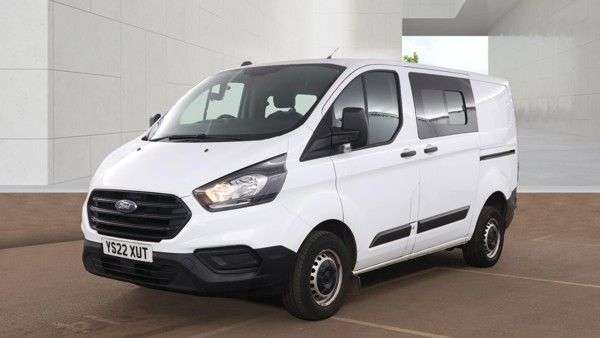 A 2022 FORD TRANSIT CUSTOM 2.0 300 EcoBlue Leader Crew Van Double Cab 5dr Diesel Manual L1 H1 Euro 6 ( A 2022 FORD TRANSIT CUSTOM 2.0 300 EcoBlue Leader Crew Van Double Cab 5dr Diesel Manual L1 H1 Euro 6 (