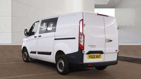 A 2022 FORD TRANSIT CUSTOM 2.0 300 EcoBlue Leader Crew Van Double Cab 5dr Diesel Manual L1 H1 Euro 6 ( A 2022 FORD TRANSIT CUSTOM 2.0 300 EcoBlue Leader Crew Van Double Cab 5dr Diesel Manual L1 H1 Euro 6 (