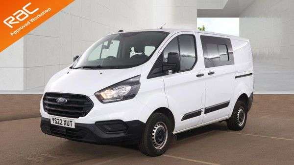 A 2022 FORD TRANSIT CUSTOM 2.0 300 EcoBlue Leader Crew Van Double Cab 5dr Diesel Manual L1 H1 Euro 6 ( A 2022 FORD TRANSIT CUSTOM 2.0 300 EcoBlue Leader Crew Van Double Cab 5dr Diesel Manual L1 H1 Euro 6 (
