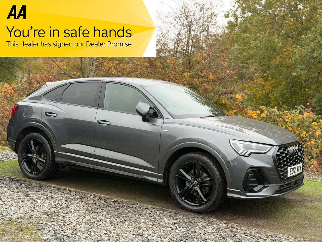 A 2021 AUDI Q3 1.5 TFSI CoD 35 S line Sportback 5dr Petrol S Tronic Euro 6 (s/s) (150 ps) A 2021 AUDI Q3 1.5 TFSI CoD 35 S line Sportback 5dr Petrol S Tronic Euro 6 (s/s) (150 ps)