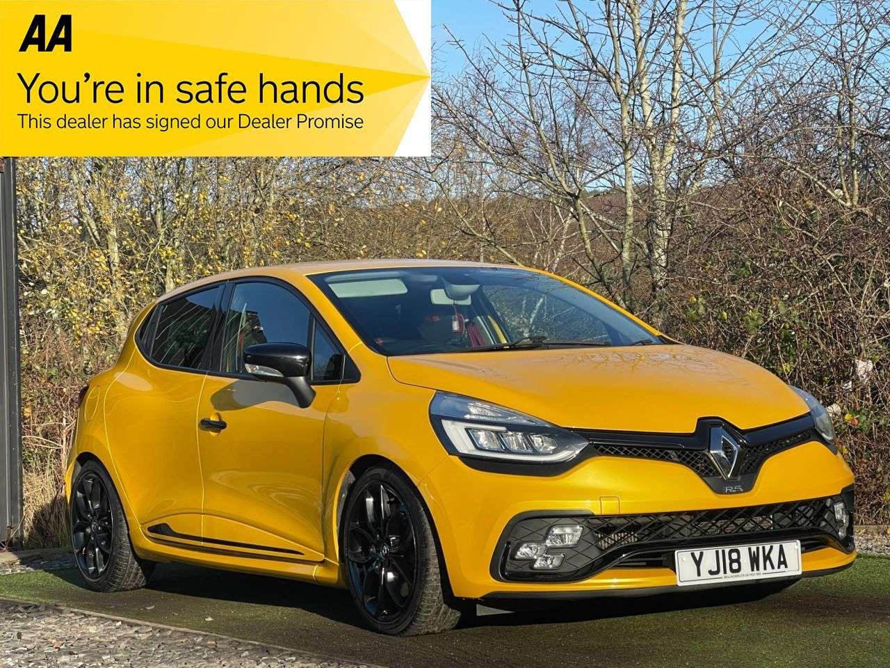 A 2018 RENAULT CLIO 1.6 TCe Renaultsport Nav Hatchback 5dr Petrol EDC Euro 6 (200 ps) BASE REFL A 2018 RENAULT CLIO 1.6 TCe Renaultsport Nav Hatchback 5dr Petrol EDC Euro 6 (200 ps) BASE REFL