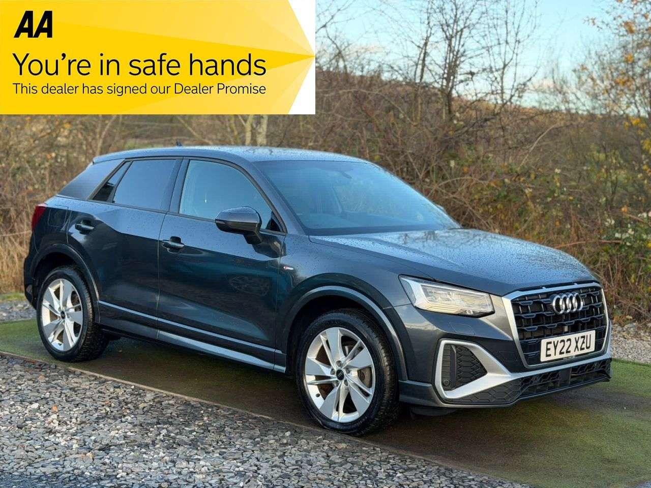 A 2022 AUDI Q2 1.5 TFSI CoD 35 S line SUV 5dr Petrol S Tronic Euro 6 (s/s) (150 ps) EXCELL A 2022 AUDI Q2 1.5 TFSI CoD 35 S line SUV 5dr Petrol S Tronic Euro 6 (s/s) (150 ps) EXCELL
