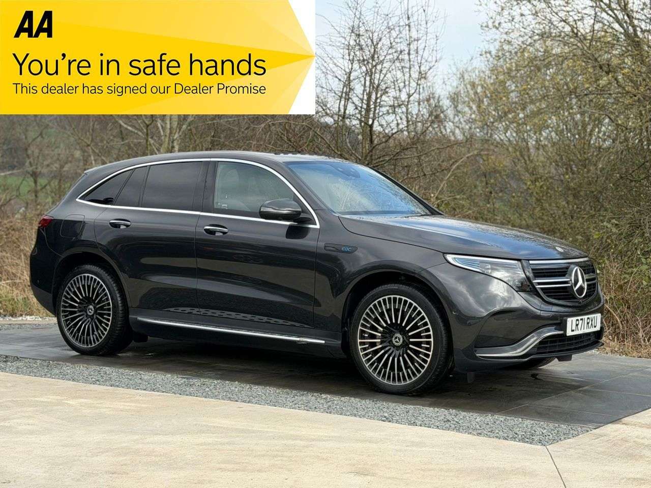 A 2021 MERCEDES-BENZ EQC EQC 400 80kWh AMG Line (Premium Plus) SUV 5dr Electric Auto 4MATIC (408 ps) A 2021 MERCEDES-BENZ EQC EQC 400 80kWh AMG Line (Premium Plus) SUV 5dr Electric Auto 4MATIC (408 ps)