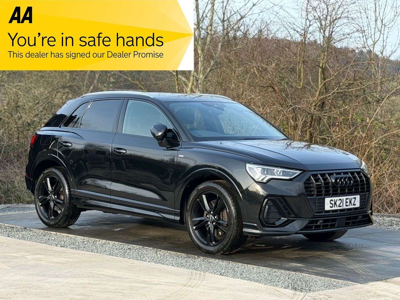 A 2021 AUDI Q3 2.0 TDI 40 S line SUV 5dr Diesel S Tronic quattro Euro 6 (s/s) (200 ps) FRO A 2021 AUDI Q3 2.0 TDI 40 S line SUV 5dr Diesel S Tronic quattro Euro 6 (s/s) (200 ps) FRO