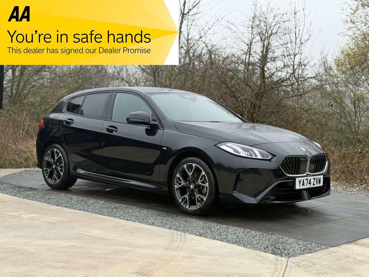 A 2025 BMW 1 SERIES 1.5 120i MHT M Sport Hatchback 5dr Petrol Hybrid DCT Euro 6 (s/s) (170 ps) A 2025 BMW 1 SERIES 1.5 120i MHT M Sport Hatchback 5dr Petrol Hybrid DCT Euro 6 (s/s) (170 ps)