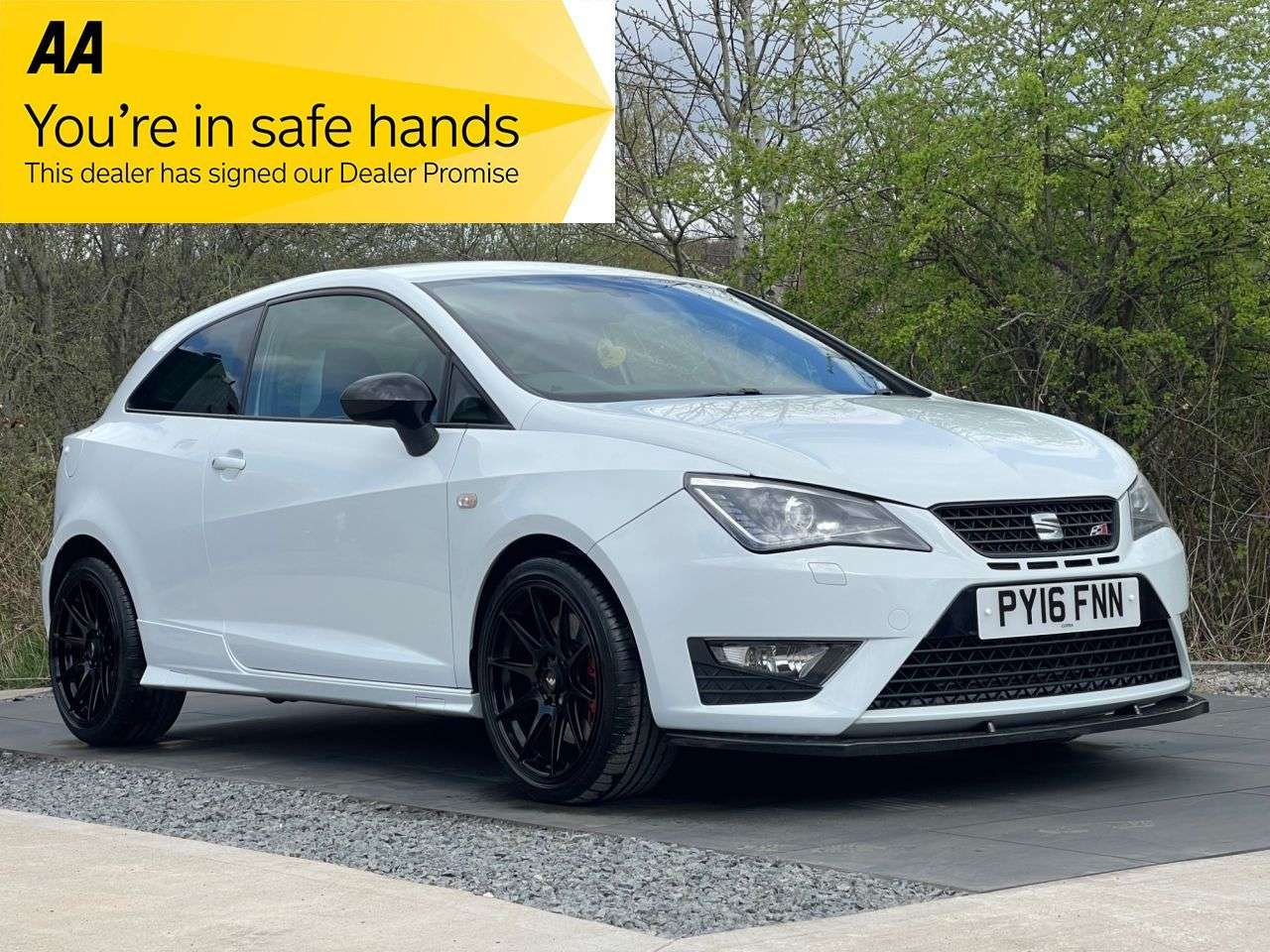 A 2016 SEAT IBIZA 1.8 TSI Cupra Black Sport Coupe 3dr Petrol Manual Euro 6 (s/s) (192 ps) CRU A 2016 SEAT IBIZA 1.8 TSI Cupra Black Sport Coupe 3dr Petrol Manual Euro 6 (s/s) (192 ps) CRU