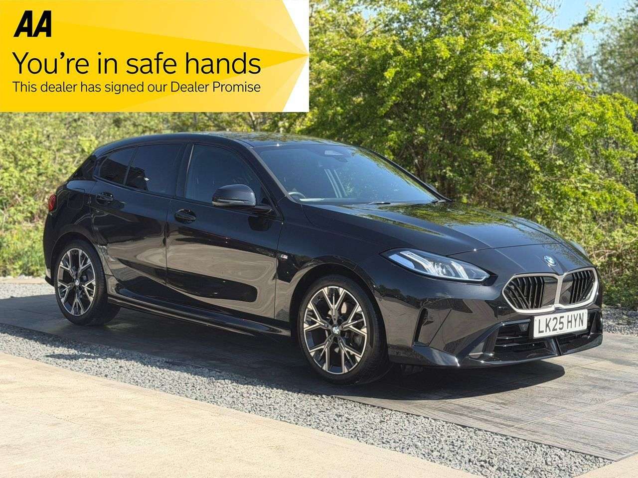 A 2025 BMW 1 SERIES 1.5 120i MHT M Sport Hatchback 5dr Petrol Hybrid DCT Euro 6 (s/s) (170 ps) A 2025 BMW 1 SERIES 1.5 120i MHT M Sport Hatchback 5dr Petrol Hybrid DCT Euro 6 (s/s) (170 ps)