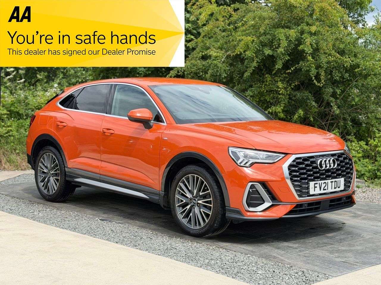 A 2021 AUDI Q3 1.5 TFSI CoD 35 S line Sportback 5dr Petrol S Tronic Euro 6 (s/s) (150 ps) A 2021 AUDI Q3 1.5 TFSI CoD 35 S line Sportback 5dr Petrol S Tronic Euro 6 (s/s) (150 ps)