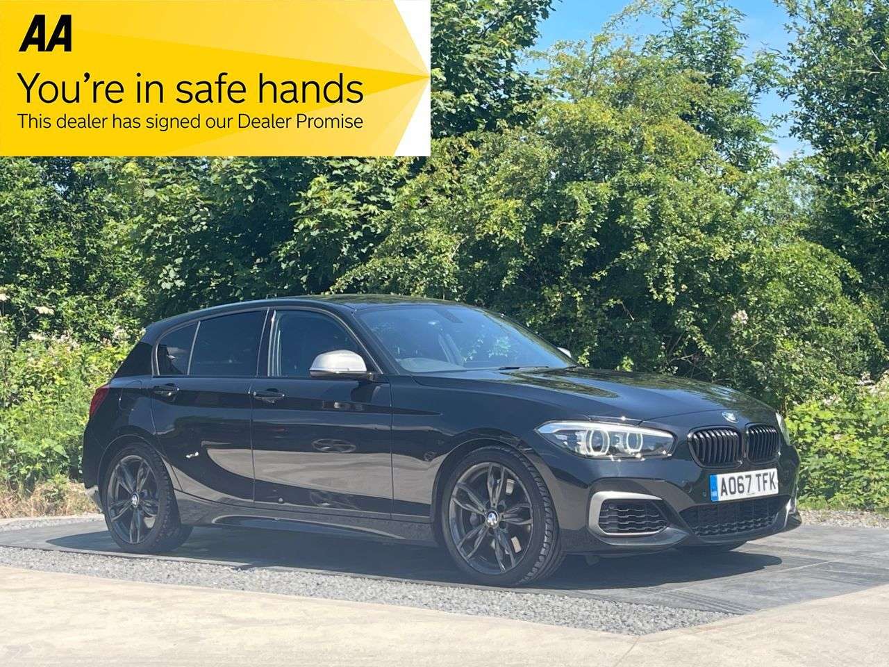 A 2017 BMW 1 SERIES 3.0 M140i Shadow Edition Hatchback 5dr Petrol Auto Euro 6 (s/s) (340 ps) BE A 2017 BMW 1 SERIES 3.0 M140i Shadow Edition Hatchback 5dr Petrol Auto Euro 6 (s/s) (340 ps) BE