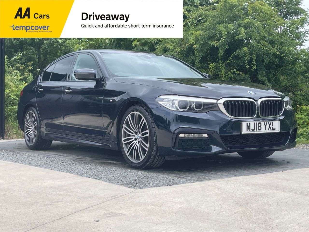 A 2018 BMW 5 SERIES 3.0 530d M Sport Saloon 4dr Diesel Auto Euro 6 (s/s) (265 ps) FRONT AND REA A 2018 BMW 5 SERIES 3.0 530d M Sport Saloon 4dr Diesel Auto Euro 6 (s/s) (265 ps) FRONT AND REA