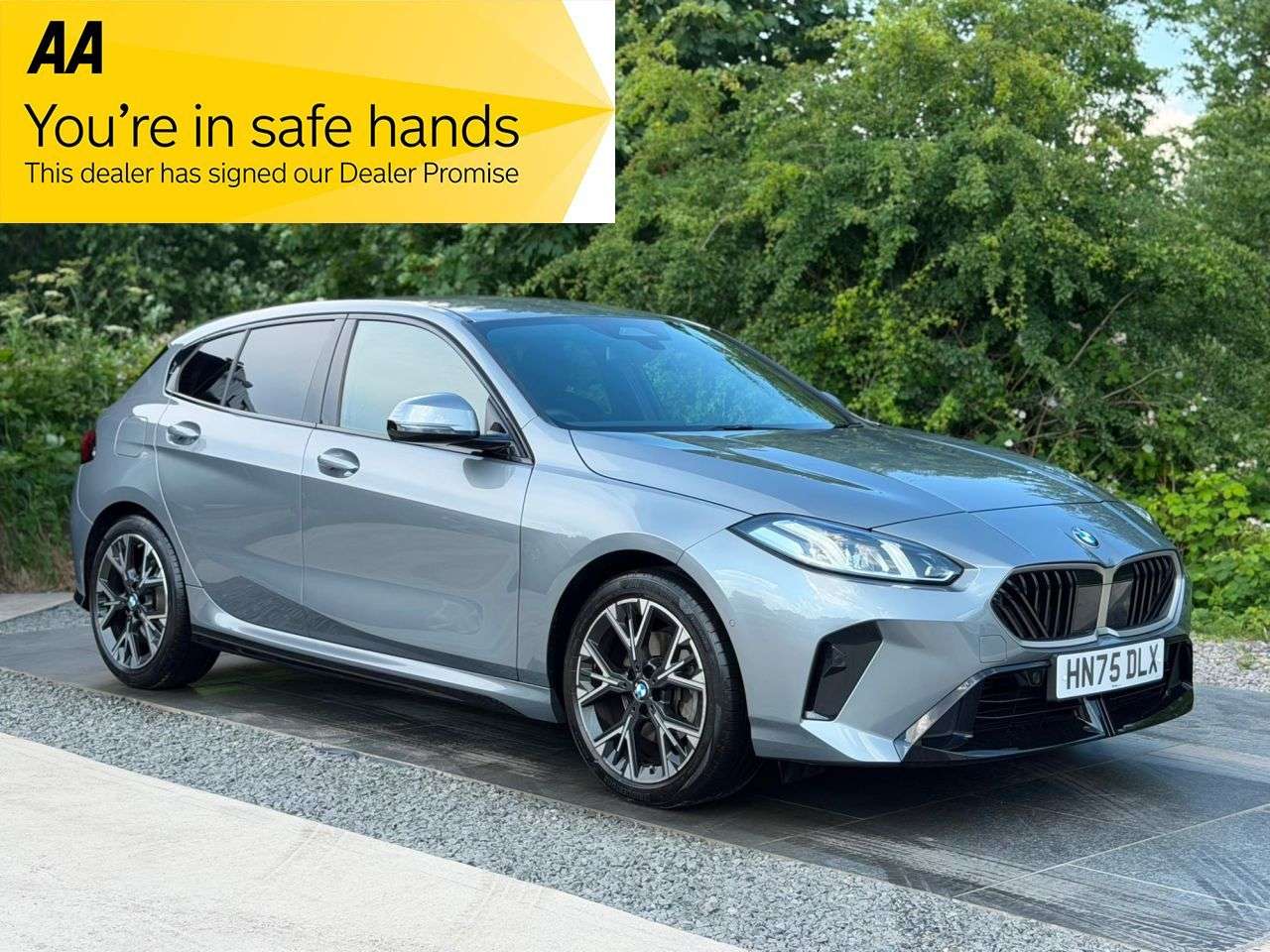 A 2025 BMW 1 SERIES 1.5 120i MHT M Sport Hatchback 5dr Petrol Hybrid DCT Euro 6 (s/s) (170 ps) A 2025 BMW 1 SERIES 1.5 120i MHT M Sport Hatchback 5dr Petrol Hybrid DCT Euro 6 (s/s) (170 ps)