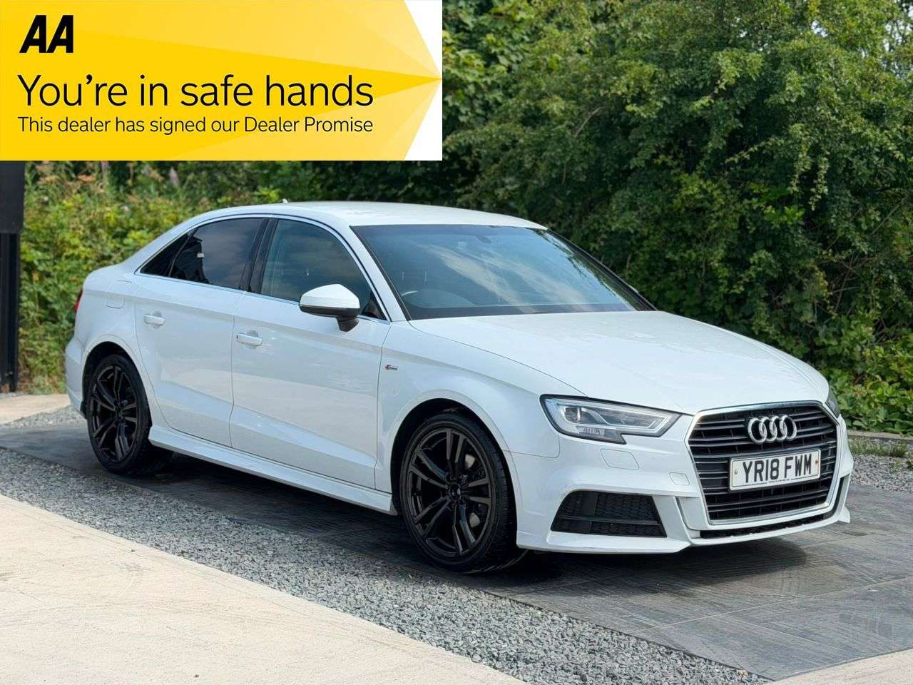 A 2018 AUDI A3 1.5 TFSI CoD S line Saloon 4dr Petrol S Tronic Euro 6 (s/s) (150 ps) 6 MONT A 2018 AUDI A3 1.5 TFSI CoD S line Saloon 4dr Petrol S Tronic Euro 6 (s/s) (150 ps) 6 MONT