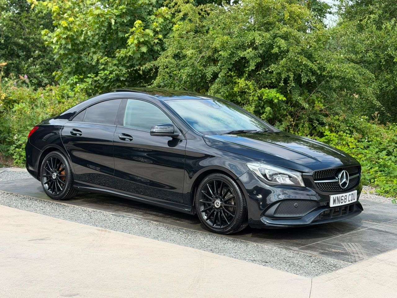A 2018 MERCEDES-BENZ CLA 1.6 CLA200 AMG Line Night Edition (Plus) Coupe 4dr Petrol 7G-DCT Euro 6 (s/ A 2018 MERCEDES-BENZ CLA 1.6 CLA200 AMG Line Night Edition (Plus) Coupe 4dr Petrol 7G-DCT Euro 6 (s/
