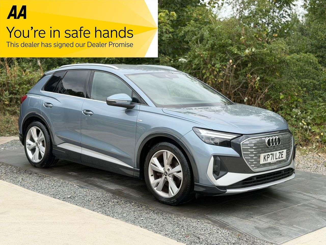 A 2021 AUDI Q4 E-TRON 35 S line SUV 5dr Electric Auto 55kWh (170 ps) 6 MONTHS WARRANTY - STUNNING A 2021 AUDI Q4 E-TRON 35 S line SUV 5dr Electric Auto 55kWh (170 ps) 6 MONTHS WARRANTY - STUNNING