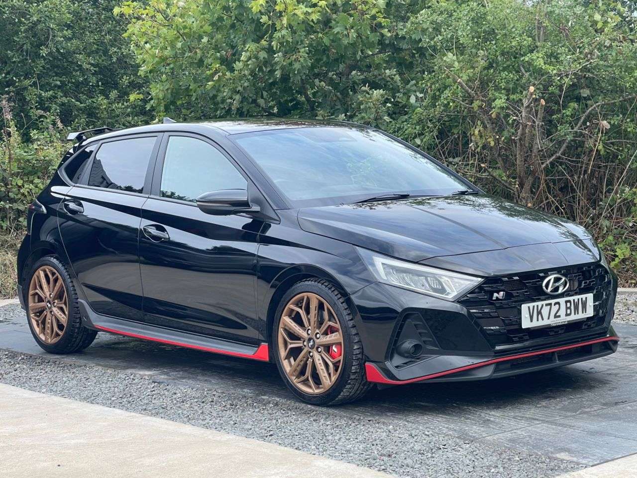 A 2022 HYUNDAI I20 1.6 T-GDi N Hatchback 5dr Petrol Manual Euro 6 (s/s) (204 ps) STUNNING EXAM A 2022 HYUNDAI I20 1.6 T-GDi N Hatchback 5dr Petrol Manual Euro 6 (s/s) (204 ps) STUNNING EXAM