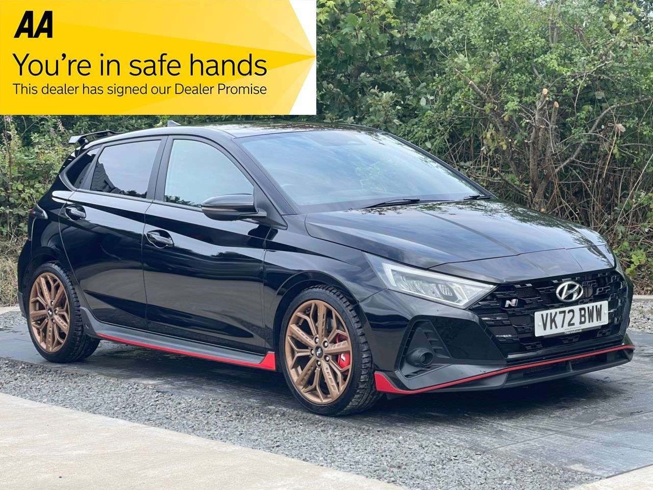 A 2022 HYUNDAI I20 1.6 T-GDi N Hatchback 5dr Petrol Manual Euro 6 (s/s) (204 ps) STUNNING EXAM A 2022 HYUNDAI I20 1.6 T-GDi N Hatchback 5dr Petrol Manual Euro 6 (s/s) (204 ps) STUNNING EXAM