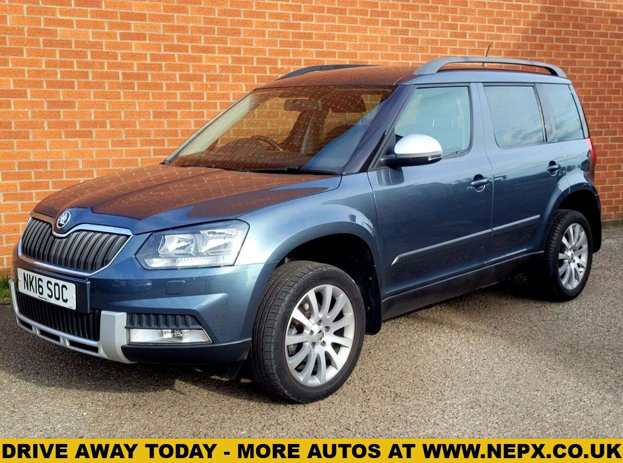 A 2016 SKODA YETI 1.2 TSI SE Outdoor 5dr Petrol DSG Euro 6 (s/s) (110 ps) A 2016 SKODA YETI 1.2 TSI SE Outdoor 5dr Petrol DSG Euro 6 (s/s) (110 ps)