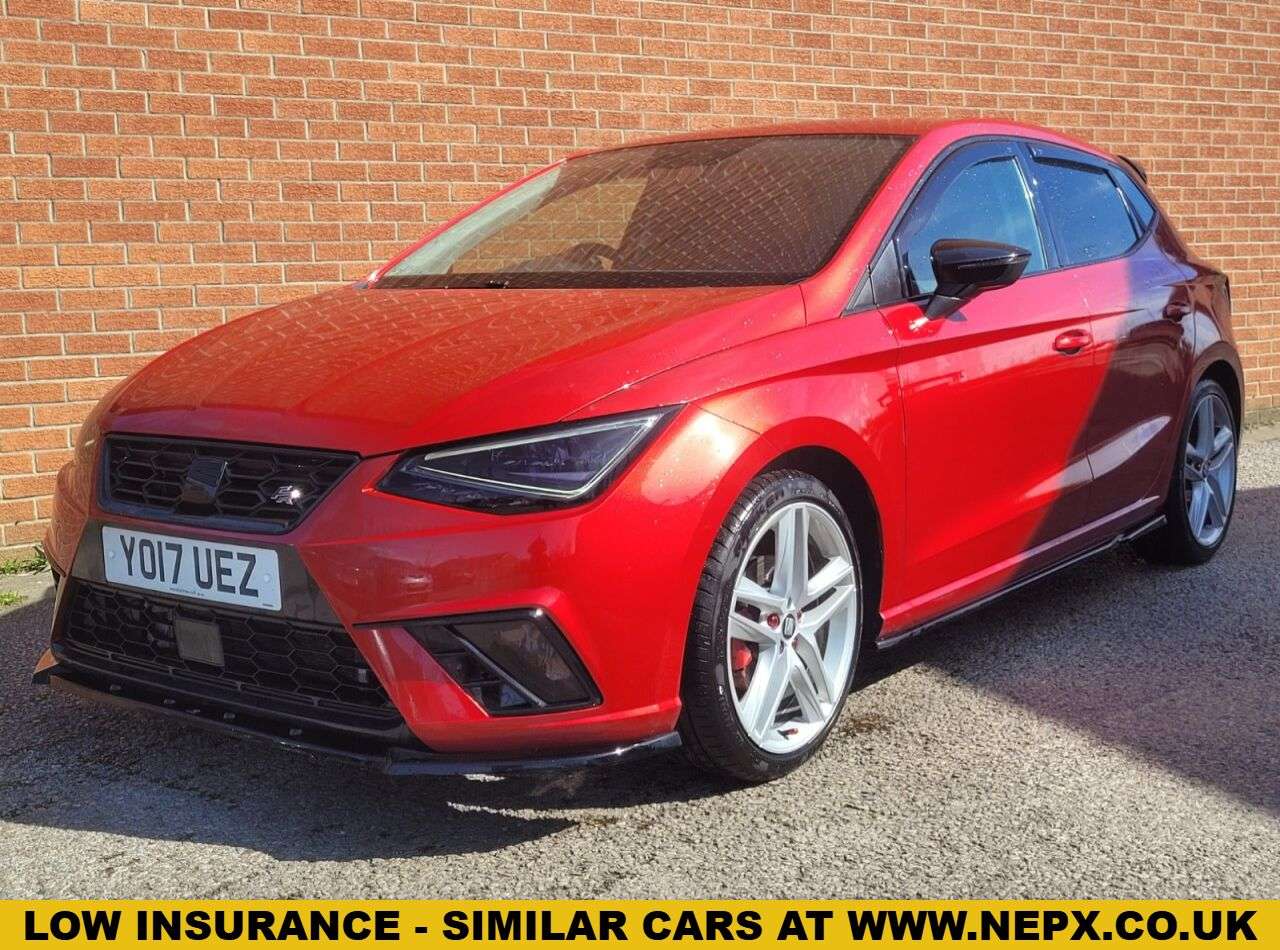 A 2017 SEAT IBIZA 1.0 TSI FR Hatchback 5dr Petrol Manual Euro 6 (s/s) (115 ps) A 2017 SEAT IBIZA 1.0 TSI FR Hatchback 5dr Petrol Manual Euro 6 (s/s) (115 ps)