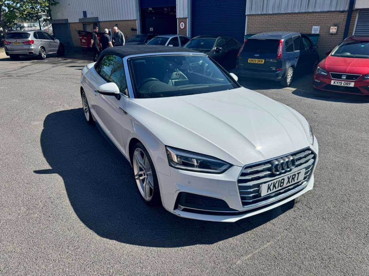 A 2018 AUDI A5 CABRIOLET 2.0 TFSI S line Convertible 2dr Petrol S Tronic Euro 6 (s/s) (190 ps) A 2018 AUDI A5 CABRIOLET 2.0 TFSI S line Convertible 2dr Petrol S Tronic Euro 6 (s/s) (190 ps)
