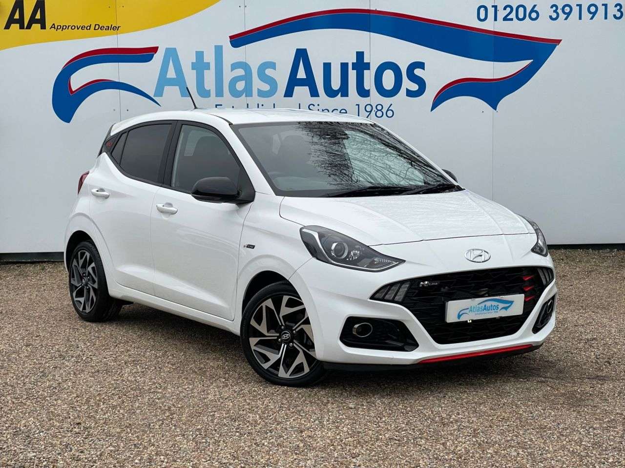 A 2022 HYUNDAI I10 1.0 T-GDi N Line Hatchback 5dr Petrol Manual Euro 6 (s/s) (100 ps) A 2022 HYUNDAI I10 1.0 T-GDi N Line Hatchback 5dr Petrol Manual Euro 6 (s/s) (100 ps)