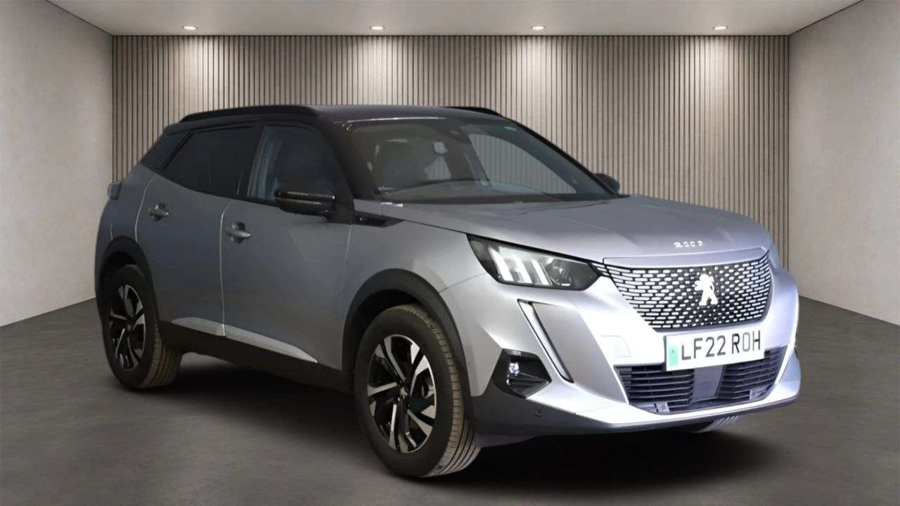 A 2022 PEUGEOT E-2008 50kWh GT SUV 5dr Electric Auto (7kW Charger) (136 ps) A 2022 PEUGEOT E-2008 50kWh GT SUV 5dr Electric Auto (7kW Charger) (136 ps)