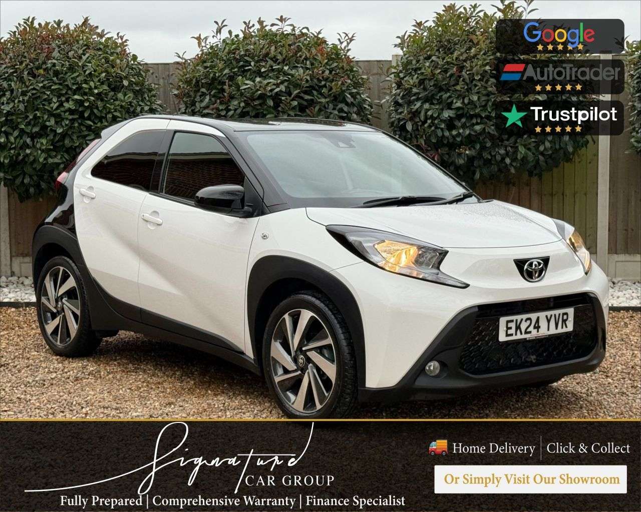 A 2024 TOYOTA AYGO X 1.0 VVT-i Edge Hatchback 5dr Petrol Manual Euro 6 ULTRA LOW 2900 MILES (s/s A 2024 TOYOTA AYGO X 1.0 VVT-i Edge Hatchback 5dr Petrol Manual Euro 6 ULTRA LOW 2900 MILES (s/s