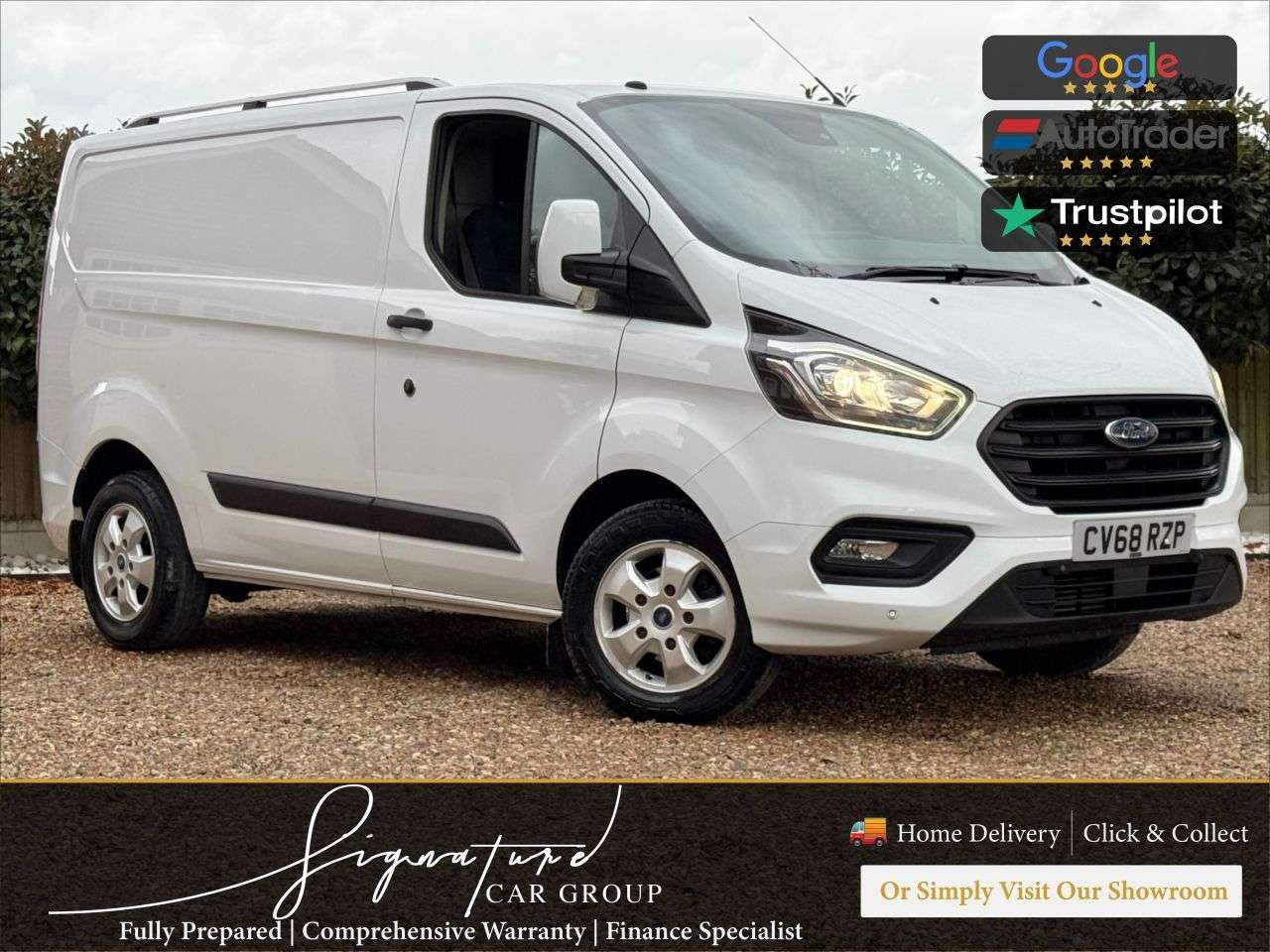 A 2018 FORD TRANSIT CUSTOM 2.0 300 EcoBlue Trend Panel Van 5dr Diesel Manual L1 H1 Euro 6 (130 ps) A 2018 FORD TRANSIT CUSTOM 2.0 300 EcoBlue Trend Panel Van 5dr Diesel Manual L1 H1 Euro 6 (130 ps)
