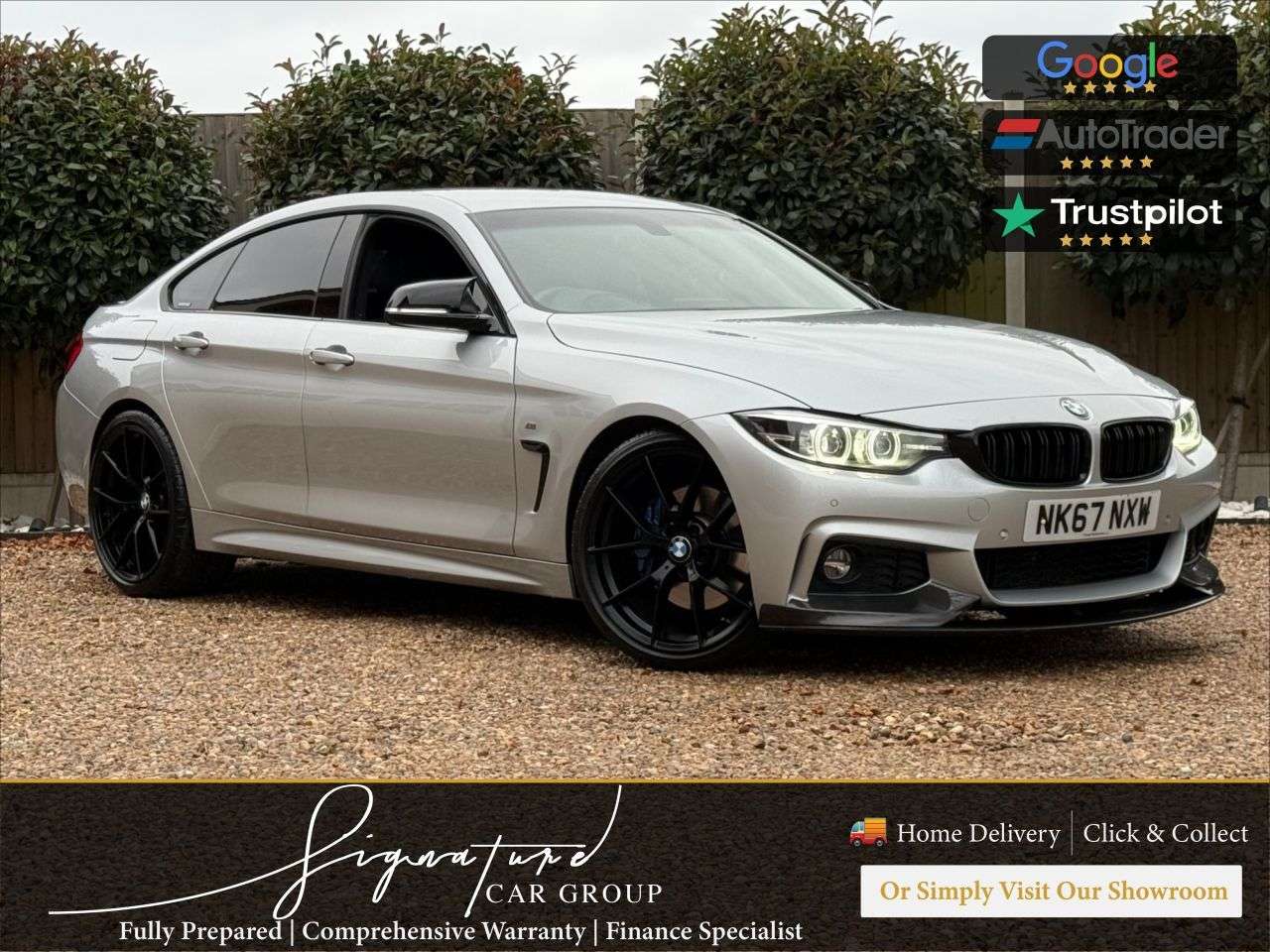 A 2017 BMW 4 SERIES GRAN COUPE 3.0 440i M Sport Hatchback 5dr Petrol Auto Euro 6 (s/s) (326 ps) A 2017 BMW 4 SERIES GRAN COUPE 3.0 440i M Sport Hatchback 5dr Petrol Auto Euro 6 (s/s) (326 ps)