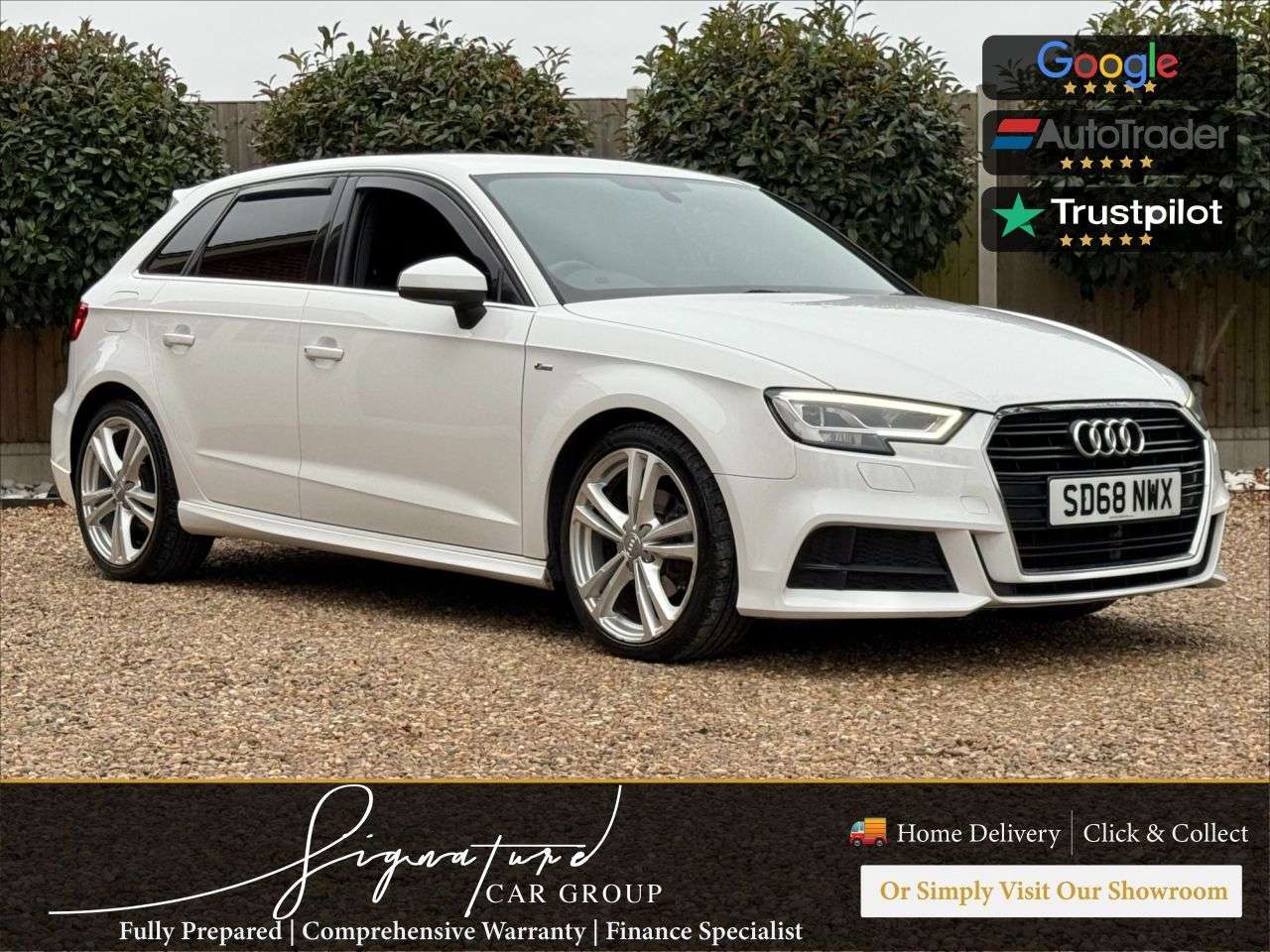 A 2018 AUDI A3 1.0 TFSI 30 S line Sportback 5dr Petrol S Tronic Euro 6 (s/s) (116 ps) A 2018 AUDI A3 1.0 TFSI 30 S line Sportback 5dr Petrol S Tronic Euro 6 (s/s) (116 ps)